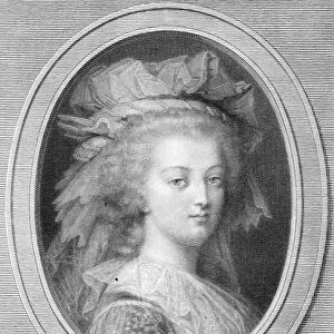 MARIE ANTOINETTE (1755-1793). Queen of France, 1774-1792. Engraving, 19th century