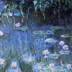 MONET: WATERLILIES. Claude Monet: Waterlilies. Oil on canvas