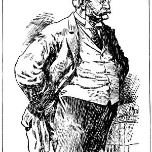 NELSON WILMARTH ALDRICH (1841-1915). American financier and politician. Drawing