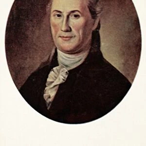 SAMUEL HUNTINGTON (1731-1796). American Revolutionary political leader. Oil on canvas