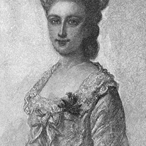 SARAH JAY (1757-1802). Sarah Van Brugh Livingston Jay. Wife of American jurist and statesman John Jay. Line engraving, 19th century
