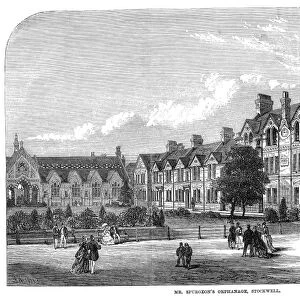 STOCKWELL: ORPHANAGE, 1869. Orphanage established by Charles Haddon Spurgeon in Stockwell