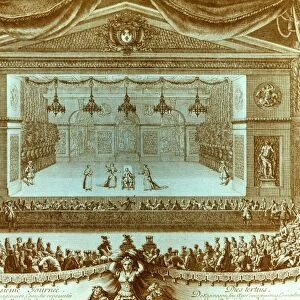 THEATRE: VERSAILLES. A performance of Molieres Le Malade Imaginaire in Versailles