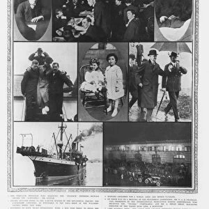 TITANIC: SURVIVORS, 1912. The survivors arrive in New York, 1912
