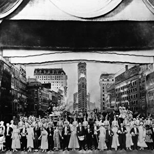 WALL STREET GIRL, 1912. The grand finale from the Broadway production of Blanche