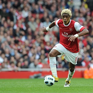 Alex Song at Emirates Stadium: Arsenal vs Blackburn Rovers, Barclays Premier League, 0-0 Stalemate, February 4, 2011