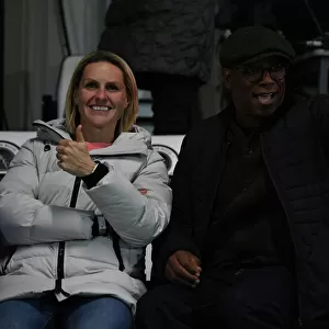 Arsenal FC: Ian Wright and Kelly Smith Cheer on Women's Team vs Brighton & Hove Albion in FA WSL
