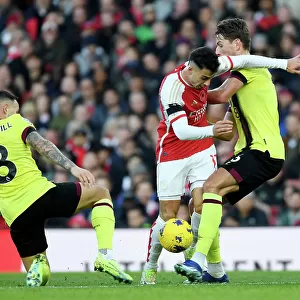 Arsenal vs Burnley: Martinelli Faces Off Against Brownhill and Berge in Intense Premier League Clash (2023-24)