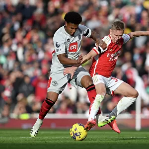 Arsenal vs Sheffield United: Intense Battle for the Ball in the 2023-24 Premier League