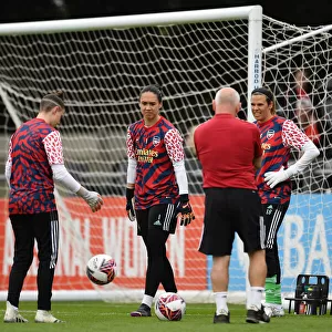 Arsenal Women's Squad Prepares for Aston Villa Clash in FA WSL Match