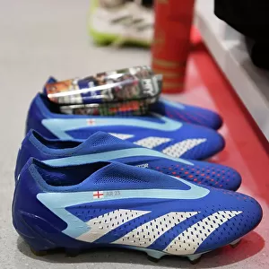 Arsenal Women's Star Alessia Russo: A Peek at Her Game-Ready Boots Before Arsenal v Aston Villa (2023-24)