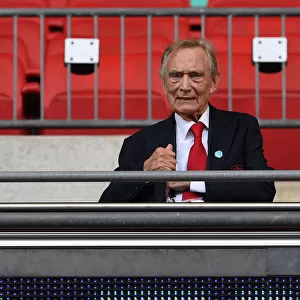 Arsenal's 70-Year Director Ken Friar at Empty FA Cup Final: Arsenal vs. Chelsea (2020)