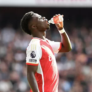 Arsenal's Bukayo Saka Goes Head-to-Head with Tottenham in the Intense 2023-24 Premier League Showdown