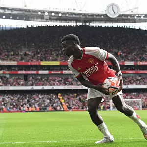 Arsenal's Bukayo Saka Shines: Arsenal FC Kicks Off 2023-24 Premier League Season with Victory over Fulham FC