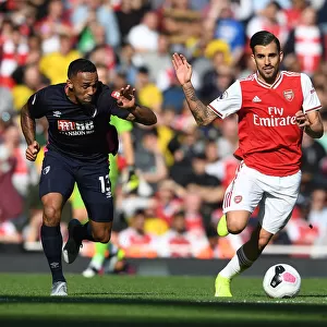 Arsenal's Dani Ceballos Outmaneuvers Bournemouth's Callum Wilson during the Arsenal v AFC Bournemouth Premier League Match, October 2019