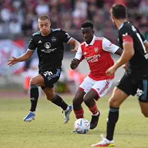 Arsenal's Eddie Nketiah Stars in Pre-Season Win Against FC Nurnberg