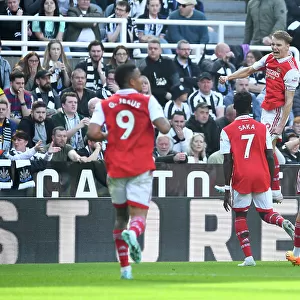 Arsenal's Martin Odegaard Scores First Goal: Newcastle United vs Arsenal, Premier League 2022-23