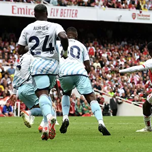 Arsenal's Nketiah Scores First Goal of 2023-24 Season Against Nottingham Forest