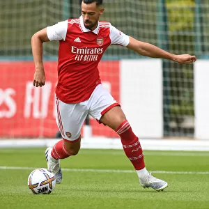 Arsenal's Pablo Mari in Action: Arsenal FC's Pre-Season Clash against Ipswich Town, 2022