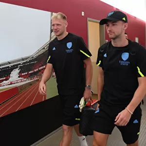 Arsenal's Ramsdale and Tierney Prepare for Nuremberg Friendly