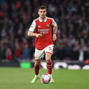 Arsenal's Xhaka Clashes with Chelsea in Intense 2022-23 Premier League Showdown