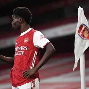 Bukayo Saka's Shining Performance at Empty Emirates: Arsenal vs Newcastle United (Premier League 2021)