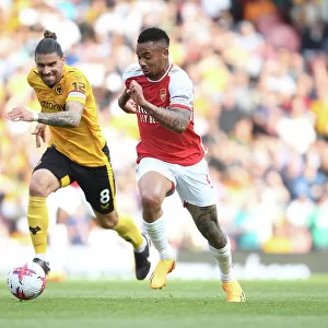 Clash of Stars: Gabriel Jesus vs. Ruben Neves Battle in Arsenal vs. Wolverhampton Wanderers Premier League Showdown (2022-23)