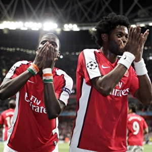 Eboue and Song: Unstoppable Duo - Arsenal's 3:1 Champions League Victory over Celtic (26/8/09)