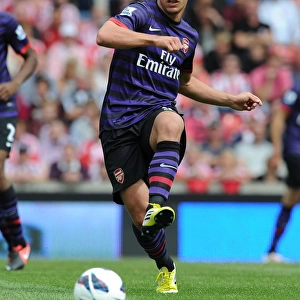 Lukas Podolski in Action: Arsenal vs. Stoke City, Premier League 2012-13