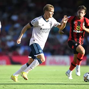 Martin Odegaard in Action: AFC Bournemouth vs. Arsenal FC, Premier League 2022-23