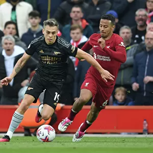 Trossard vs. Thiago: A Premier League Showdown at Anfield, 2022-23