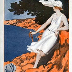 La Vie Parisienne 1922 1920s France Armand Vallee illustrations womens hats holidays