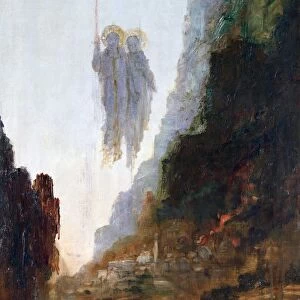 The Angels of Sodom. Oil on canvas Gustave Moreau (1826-1899) French painter