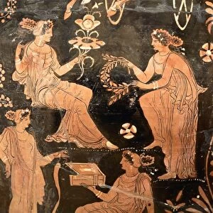 Detail of Attic vase depicting Garden of Hesperides