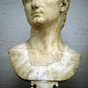 Augustus Caesar - Gaius Julius Caesar Octavianus (63 BC-14 AD), first Roman Emperor from 27 BC