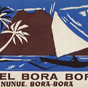 boat bora caique classic classical hotel illustration
