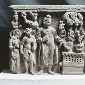 Buddha with Nagalika, Gandhara period