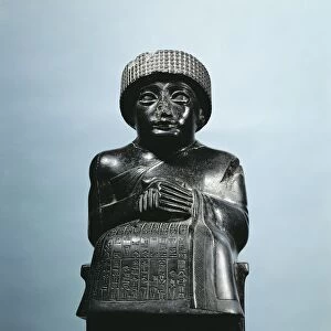 Diorite statue of Gudea, prince of Lagash