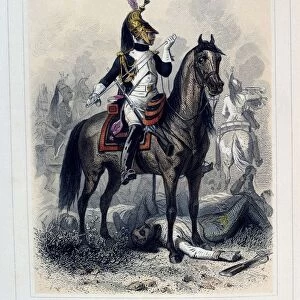 Dragoon of the Empresss Regiment. From Napoleon 1er et la Garde Imperiale by Eugene Fieffe