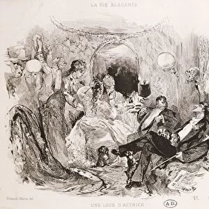 France, A dressing room at the Opera of Paris, 1873