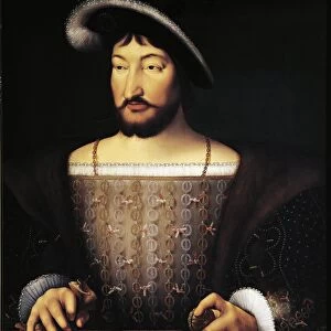 France, Paris, Portrait of Francis I, King of France