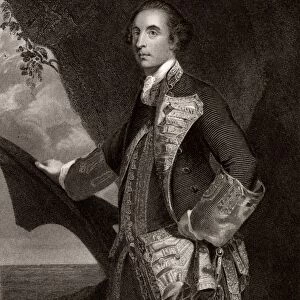 George Brydges Rodney (1718-1792) lst Baron Rodney, born at Walton-on-Thames, Surrey