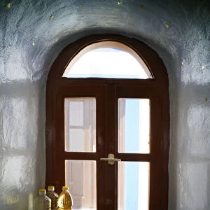 One of the many Greek Orthodox votive chapels of Lipsi or Lissos island, Dodecanese Archipelago, Greece, Europe