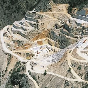 Italy, Tuscany, Massa-Carrara, marble quarry at Carrara