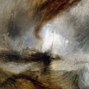 Joseph Mallord William Turner (1775-1851) English artist. Snow Storm, Steam-Boat
