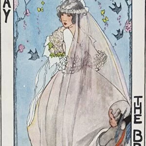 May: The Bride Postcard by Rie Cramer. ca. 1907-1930, May: The Bride Postcard by Rie Cramer