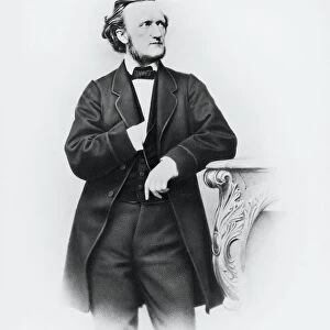 Monaco, Photographic portrait of Wilhelm Richard Wagner, in Munich