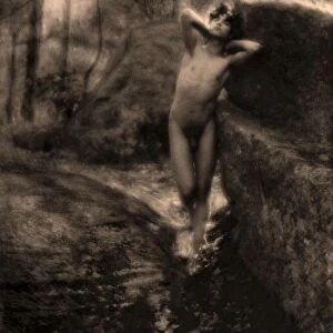Nude Male Standing, c1890. Fred Holland Day (1864-1933) American photographer and publisher
