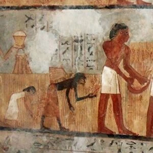 Paintings from the tomb of Unsu, Ancient Egypt