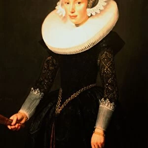 Portrait of lady, by Nicholas Eliasz, 1630 s